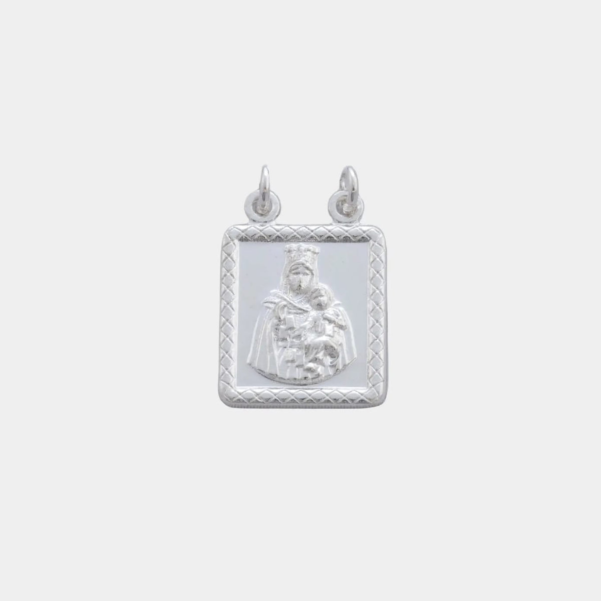 Dije Escapulario - Virgen del Carmen 1,4cm