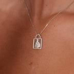 Dije Escapulario - Virgen del Carmen 1,4cm