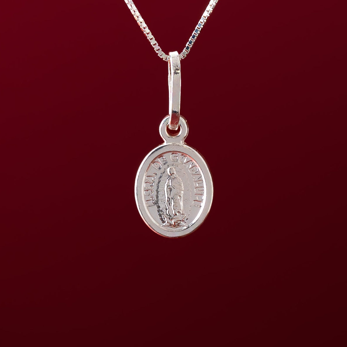Dije Guadalupe Maciza 1.4mm