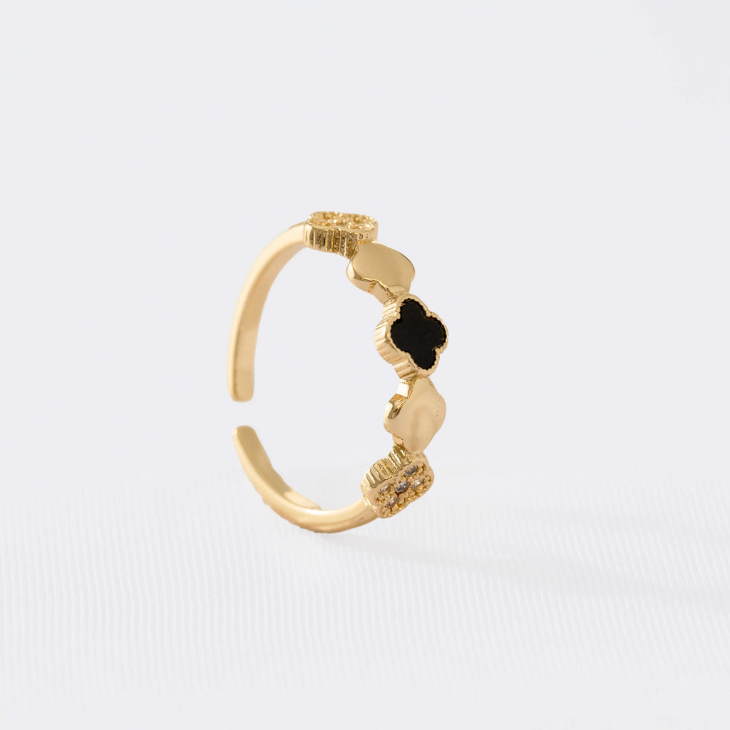 Anillo Duality Clover Ajustable