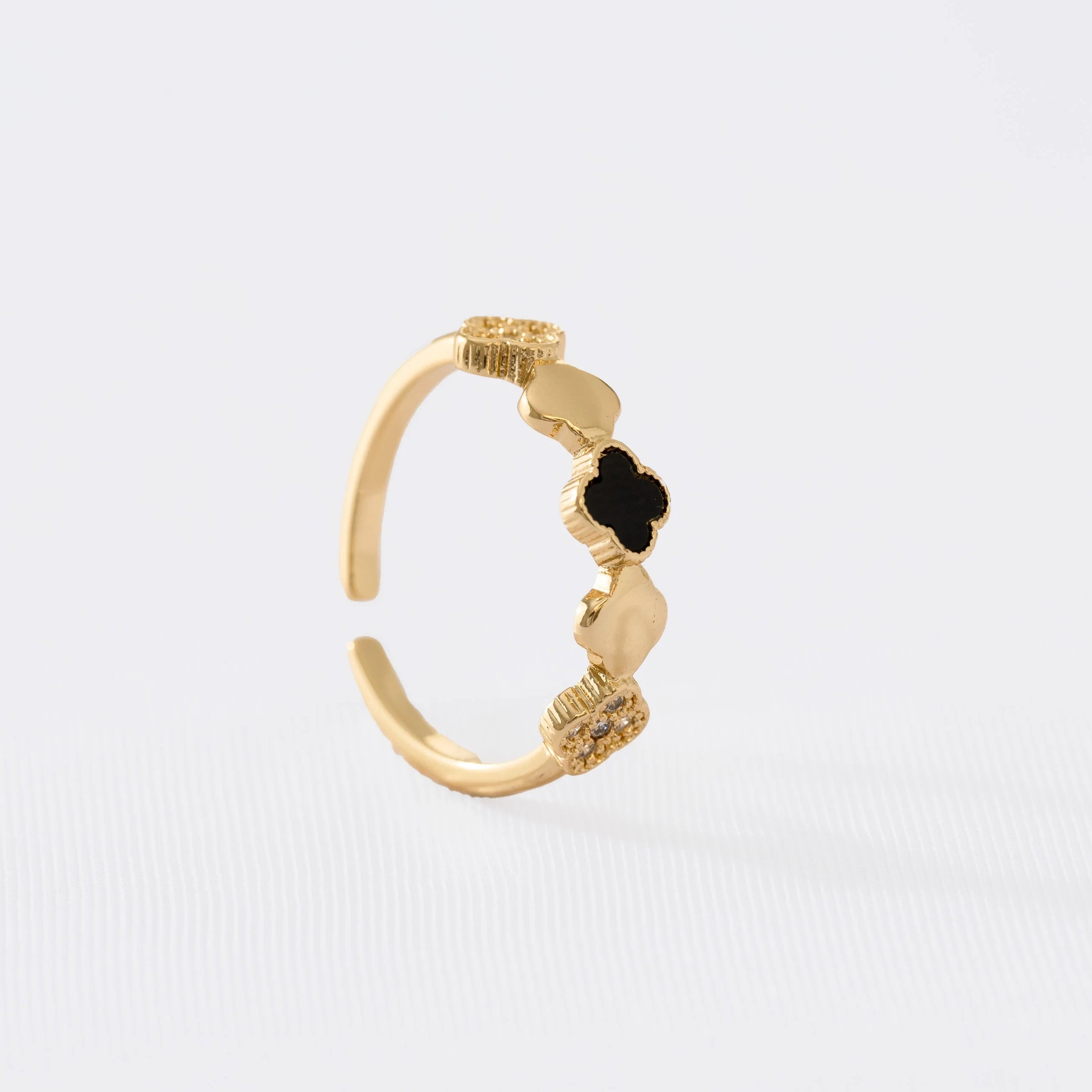 Anillo Duality Clover Ajustable
