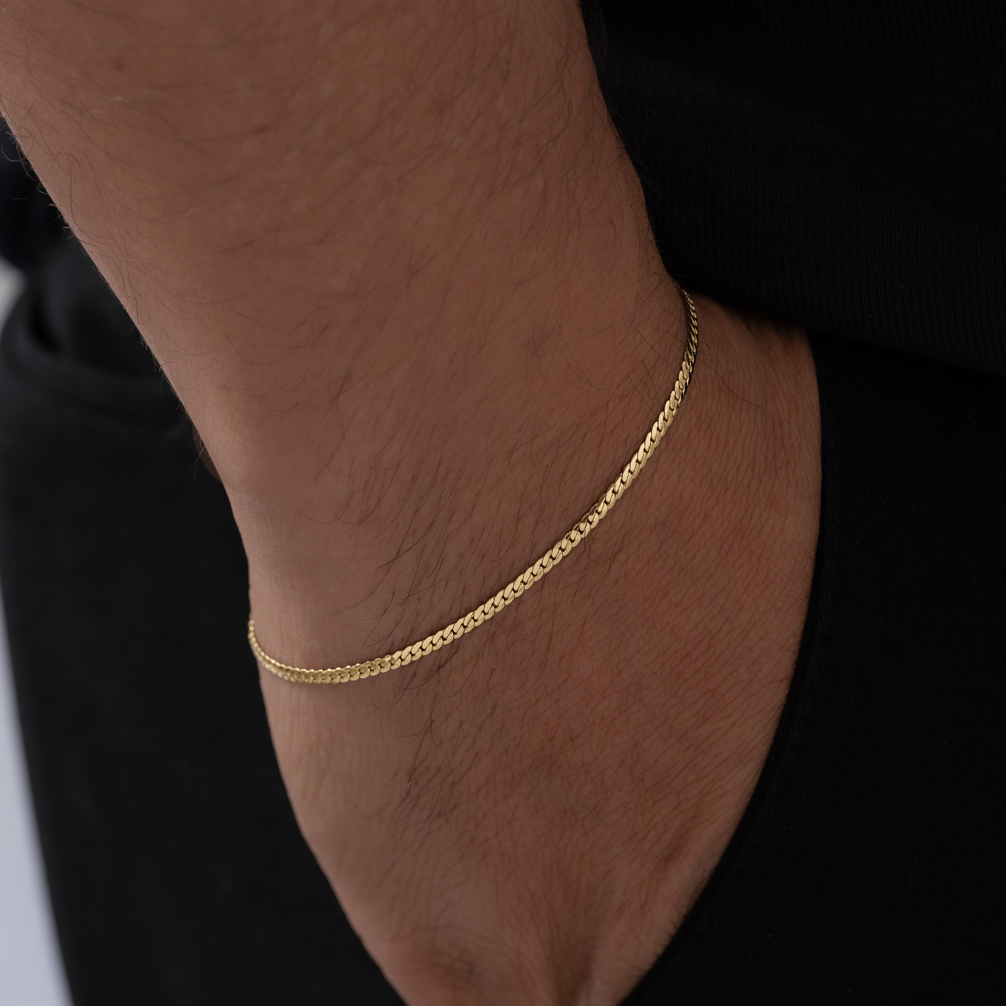 Pulsera Serpiente Plana Finita 20Cm