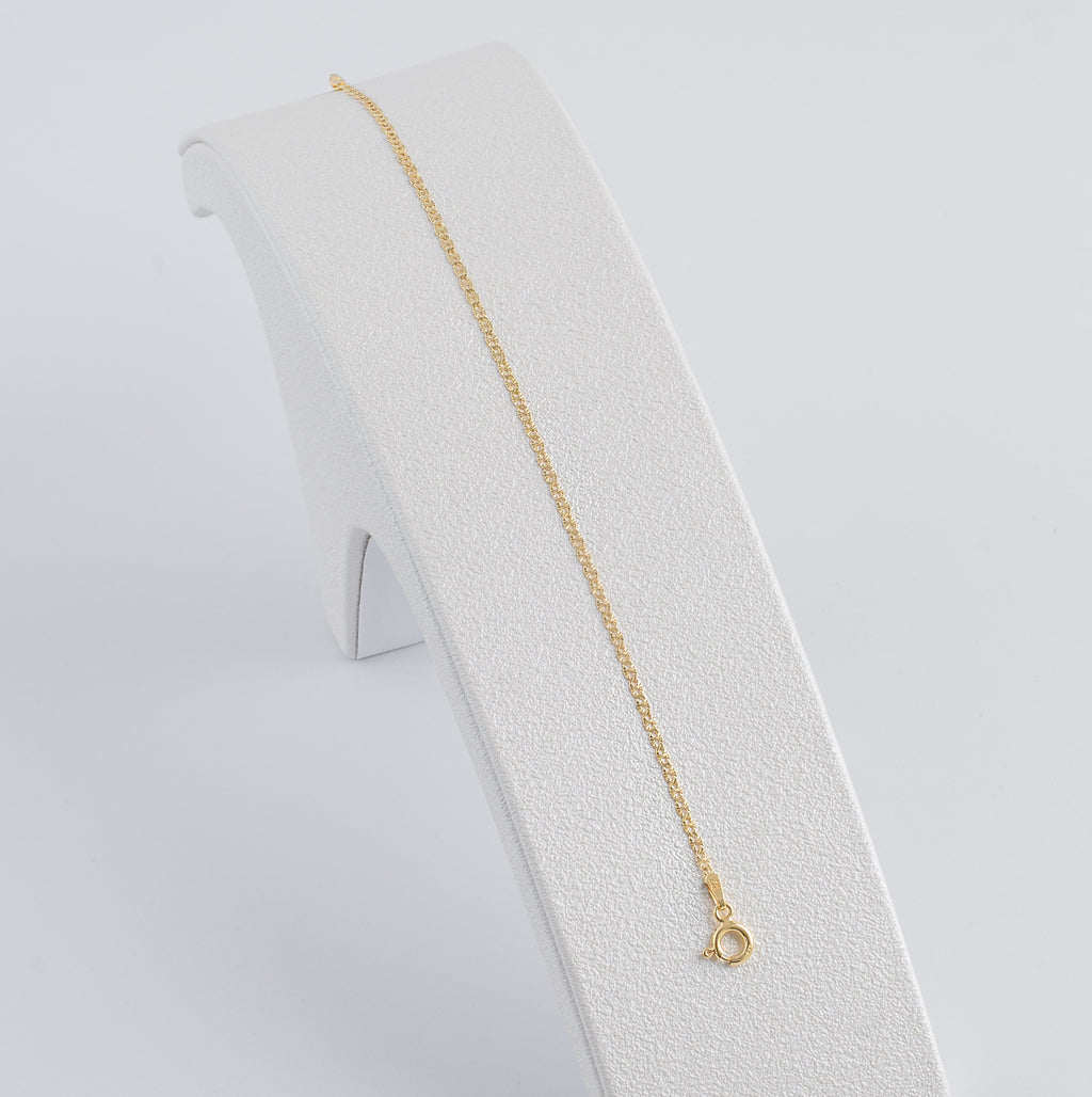 Pulsera Escalerita Con Destellos IT🇮🇹 16.5cm × 1.7mm