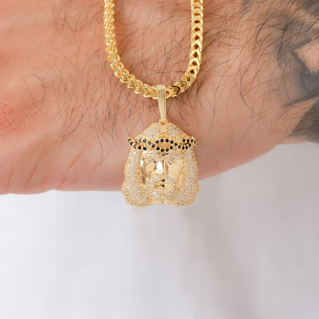 Dije Rostro Swarovski Negro