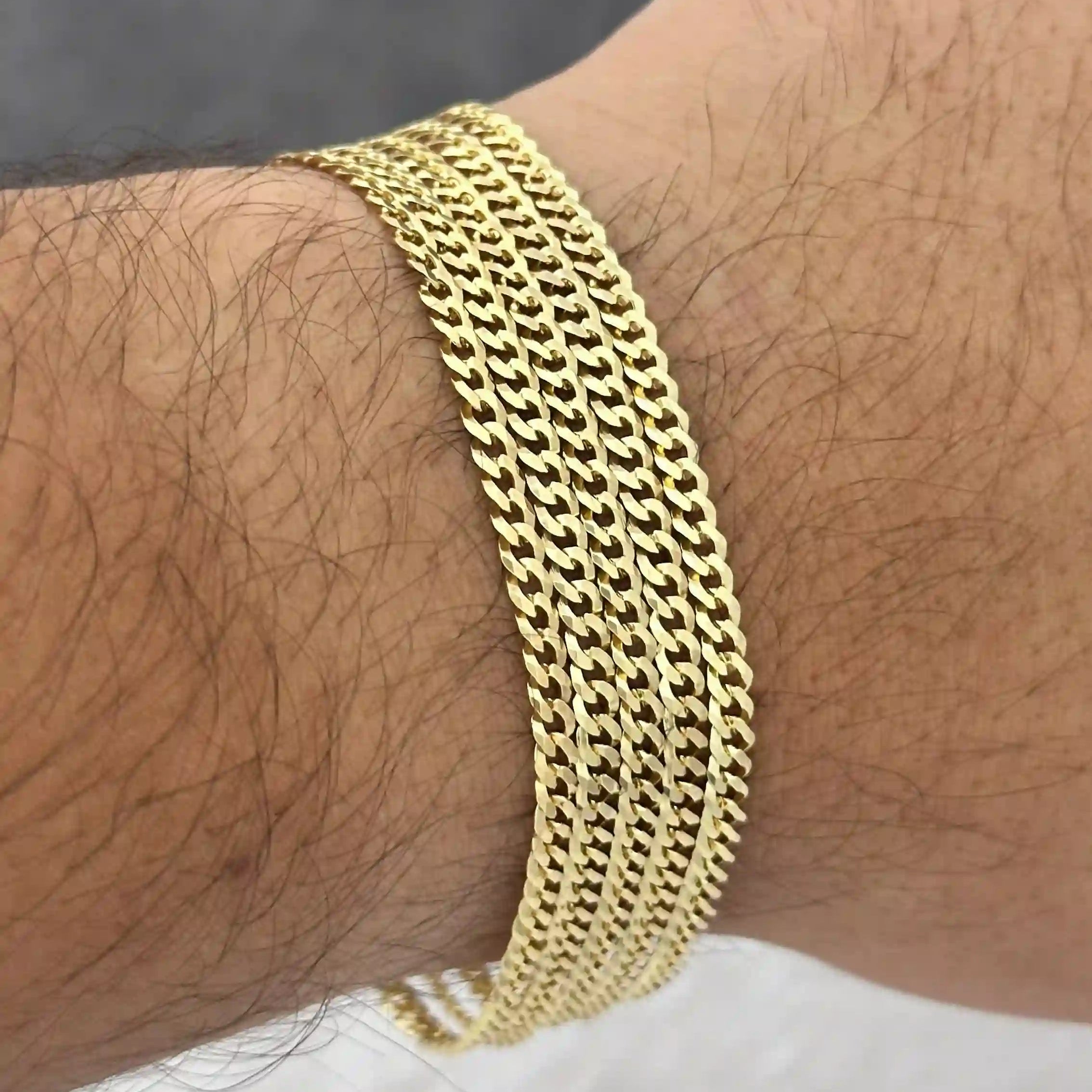 Pulsera Cuban Link IT 3,1mm × 19cm