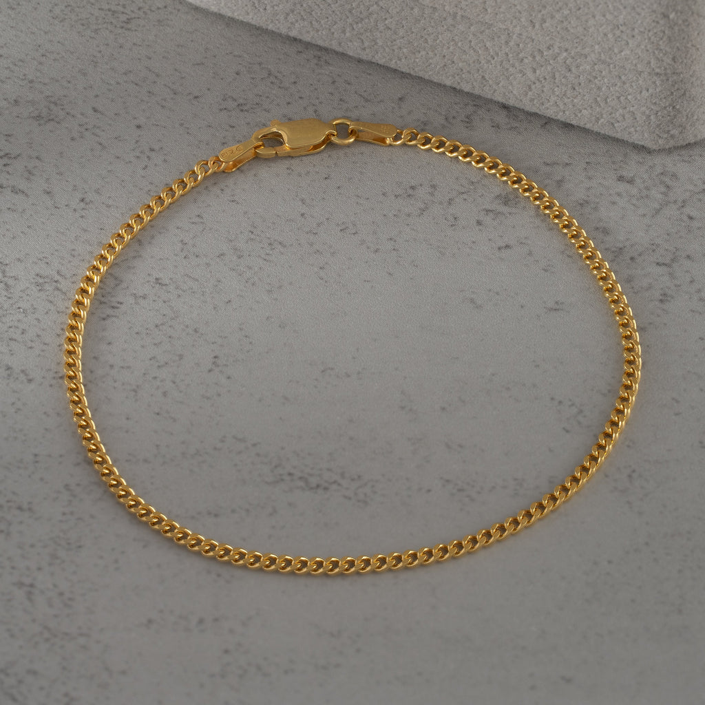 Pulsera Cubana IT 2mm × 19cm