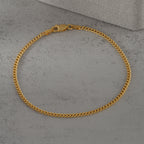 Pulsera Cubana IT 2mm × 19cm
