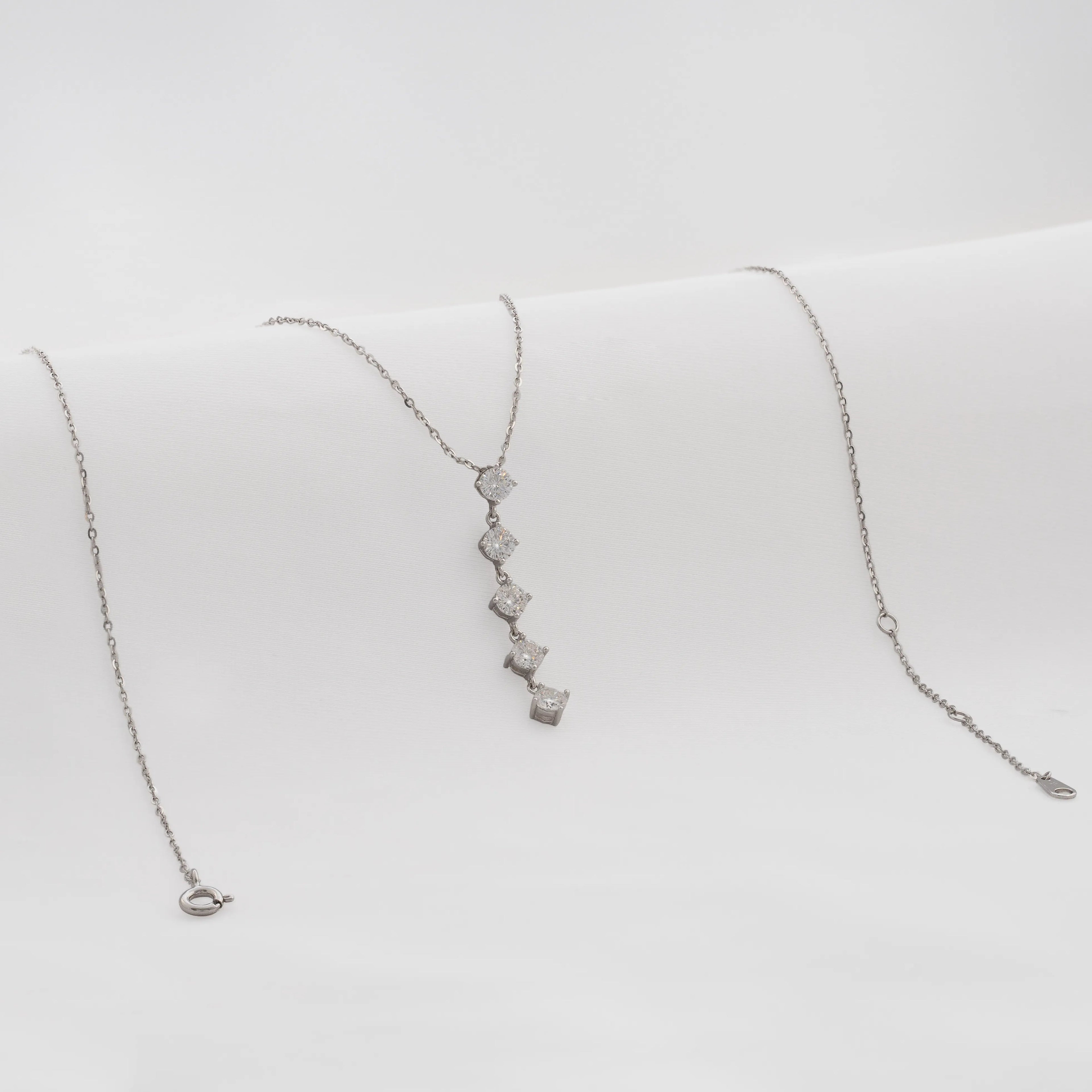 Gargantilla Cascada Crystal 40cm + Extensor