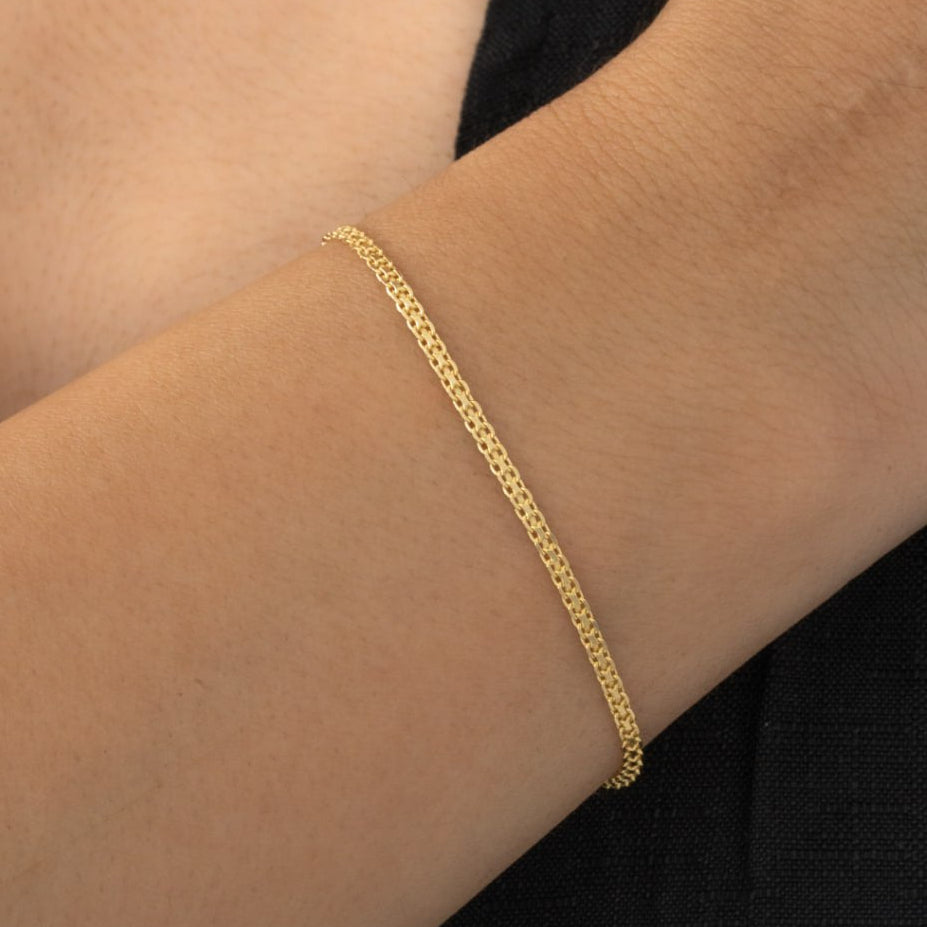 Pulsera Tejido Chino IT 2mm × 16cm