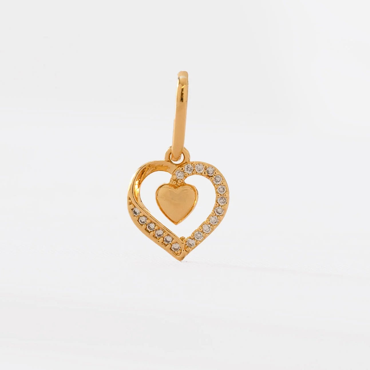Dije Double Heart