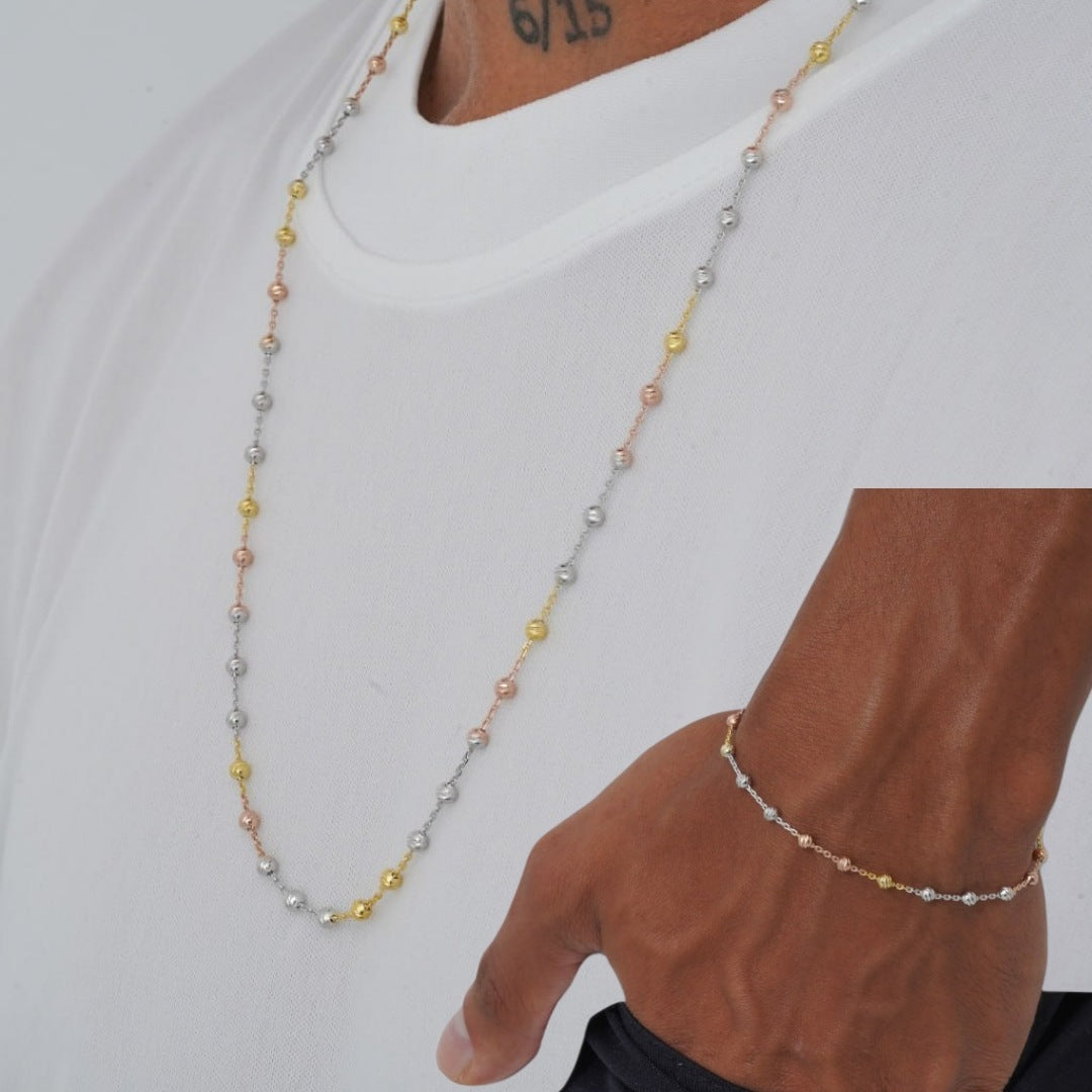 Cadena Station Redonda IT 65cm + Pulsera IT 19.5cm