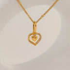 Dije Double Heart