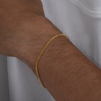 Pulsera Cubana IT 2mm × 19cm