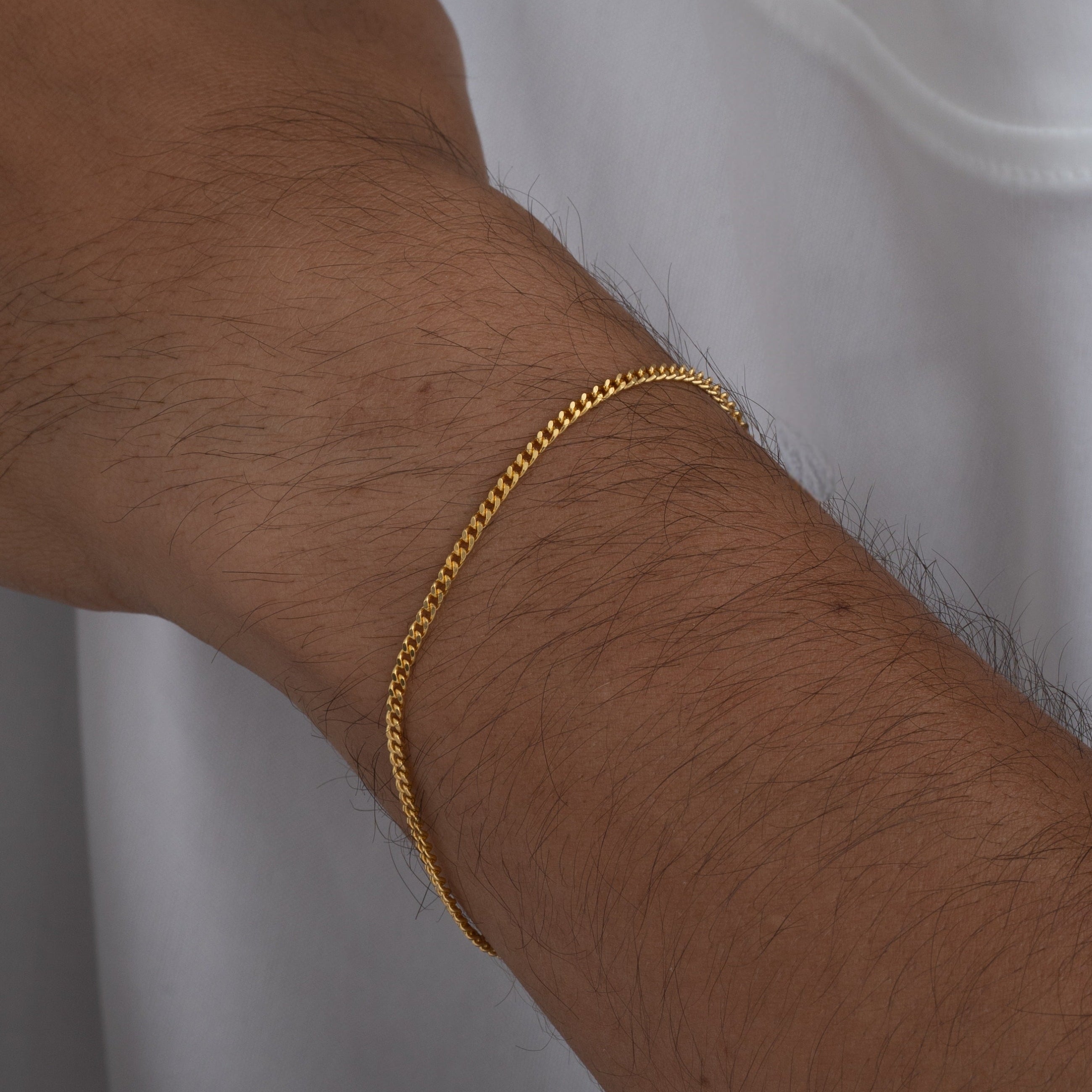 Pulsera Cubana IT 2mm × 19cm