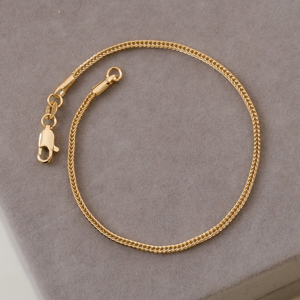 Pulsera Franco Cuadrada 20Cm