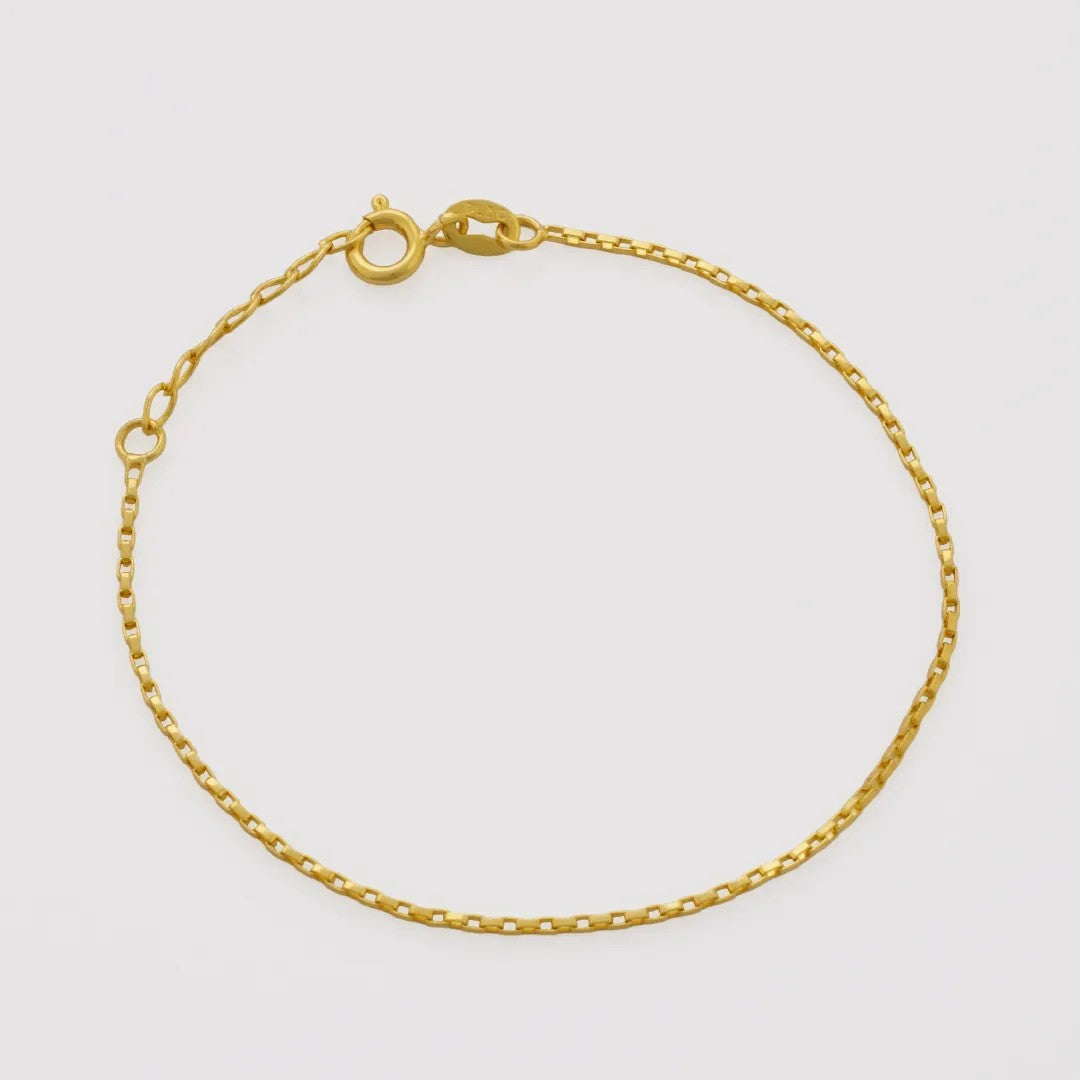 Pulsera Vintage 1.2mm 16cm + Extensor