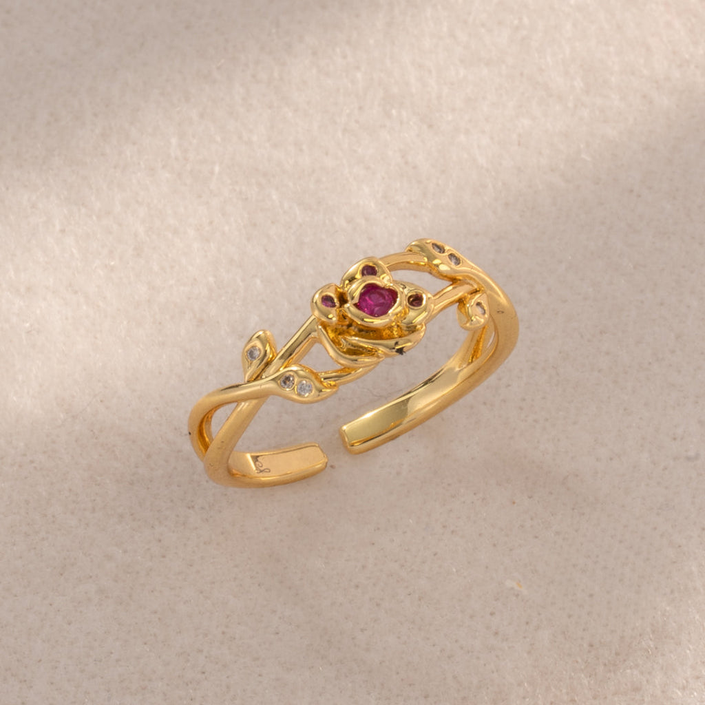 Anillo Rose Crown Ajustable