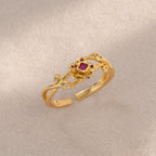Anillo Rose Crown Ajustable