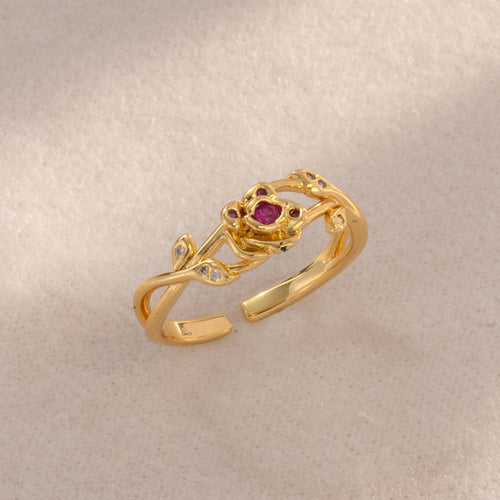 Anillo Rose Crown Ajustable