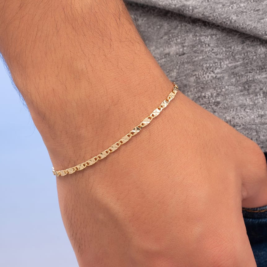 Pulsera Destellos 2.5mm 16cm + Extensor