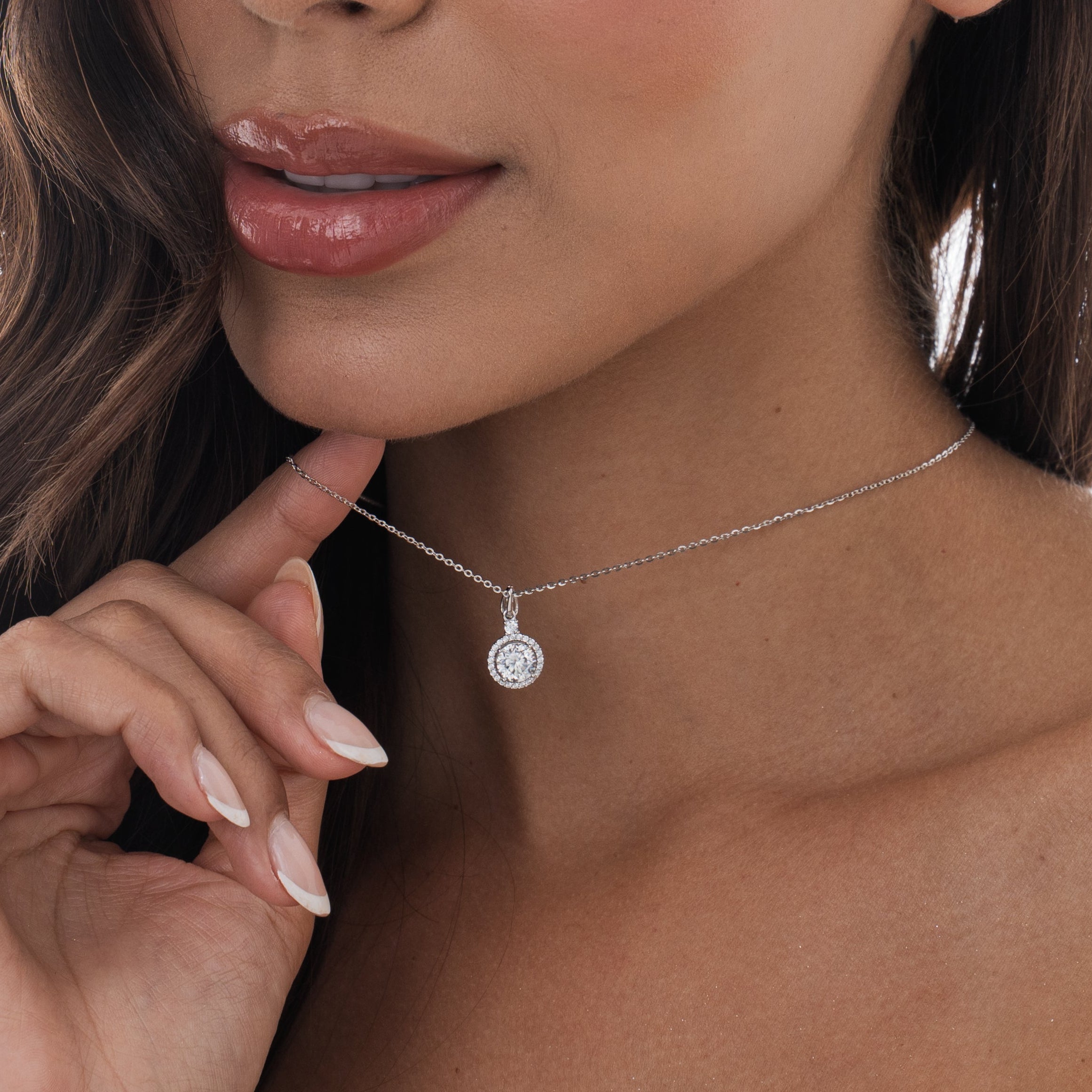 Gargantilla Eclara Halo 45cm MT 💎