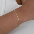 Pulsera Escalerita Con Destellos IT 16.5cm × 1.7mm
