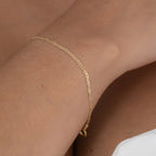 Pulsera Escalerita Con Destellos IT 16.5cm × 1.7mm
