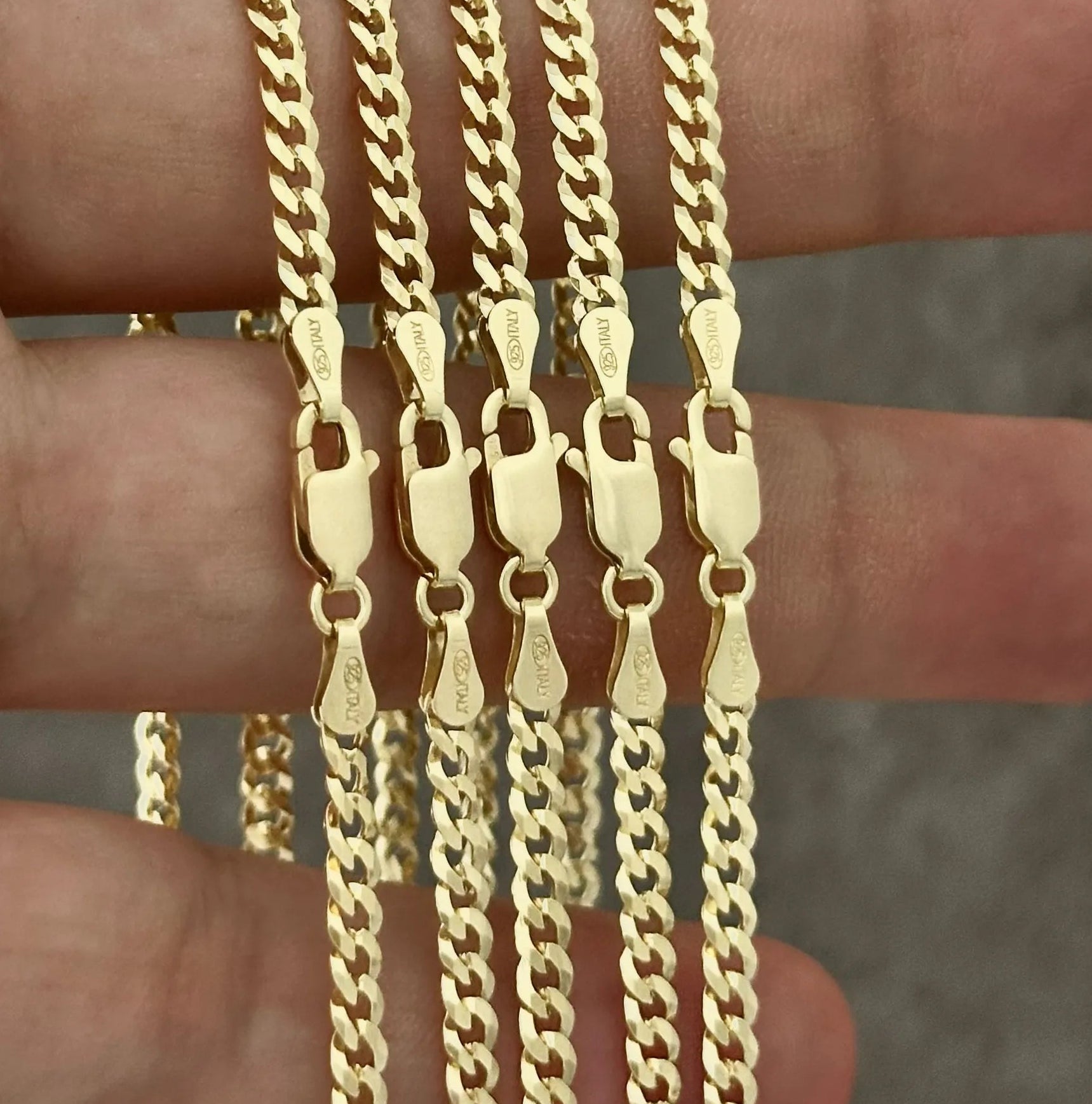 Cadena Cuban Link IT 3,1mm 65Cm