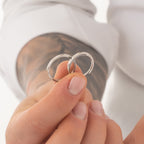 Duo De Anillos De Compromiso Ajustables