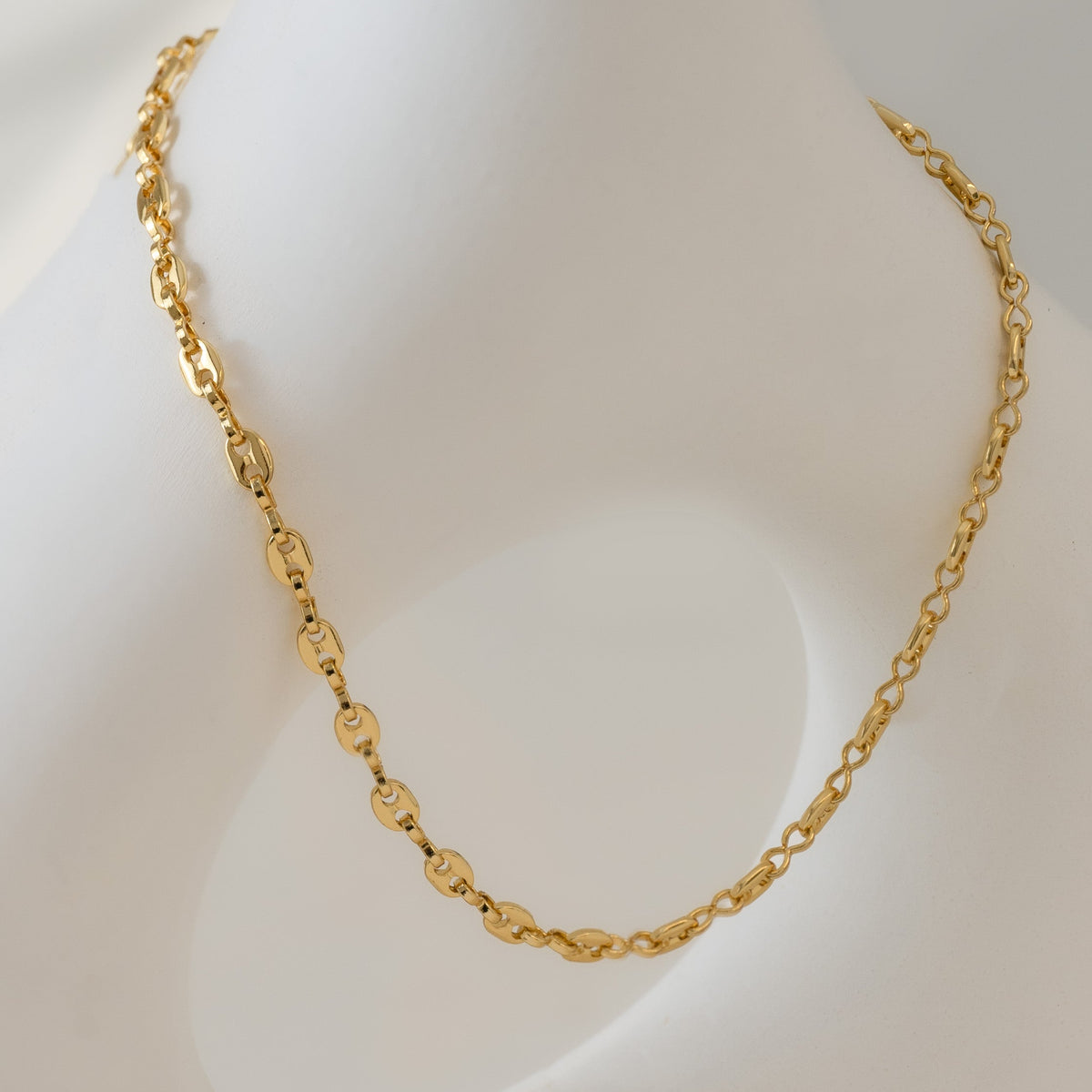 Cadena Grano De Café 45cm