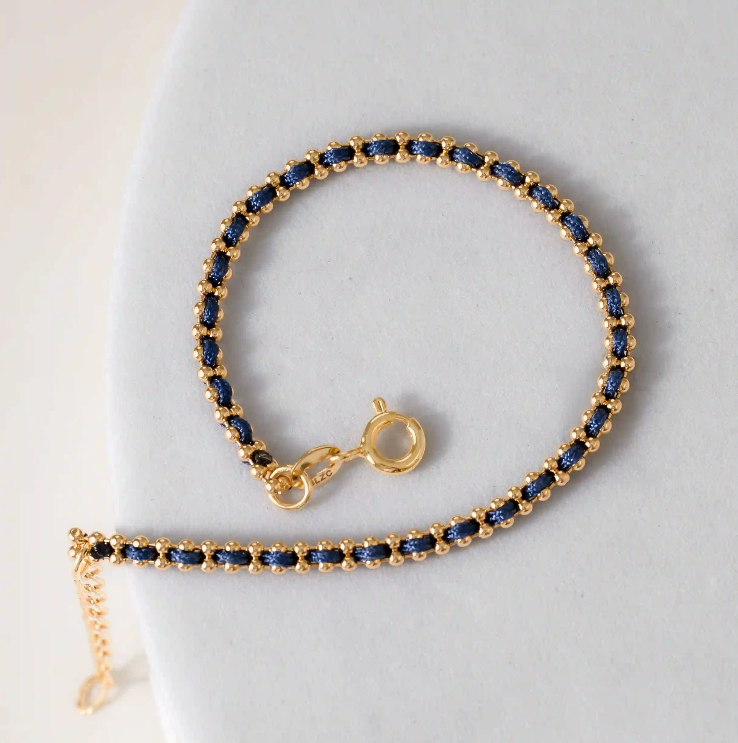 Pulsera Hilo Laminado 15Cm + Extensor