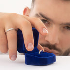 Duo De Anillos De Compromiso Ajustables