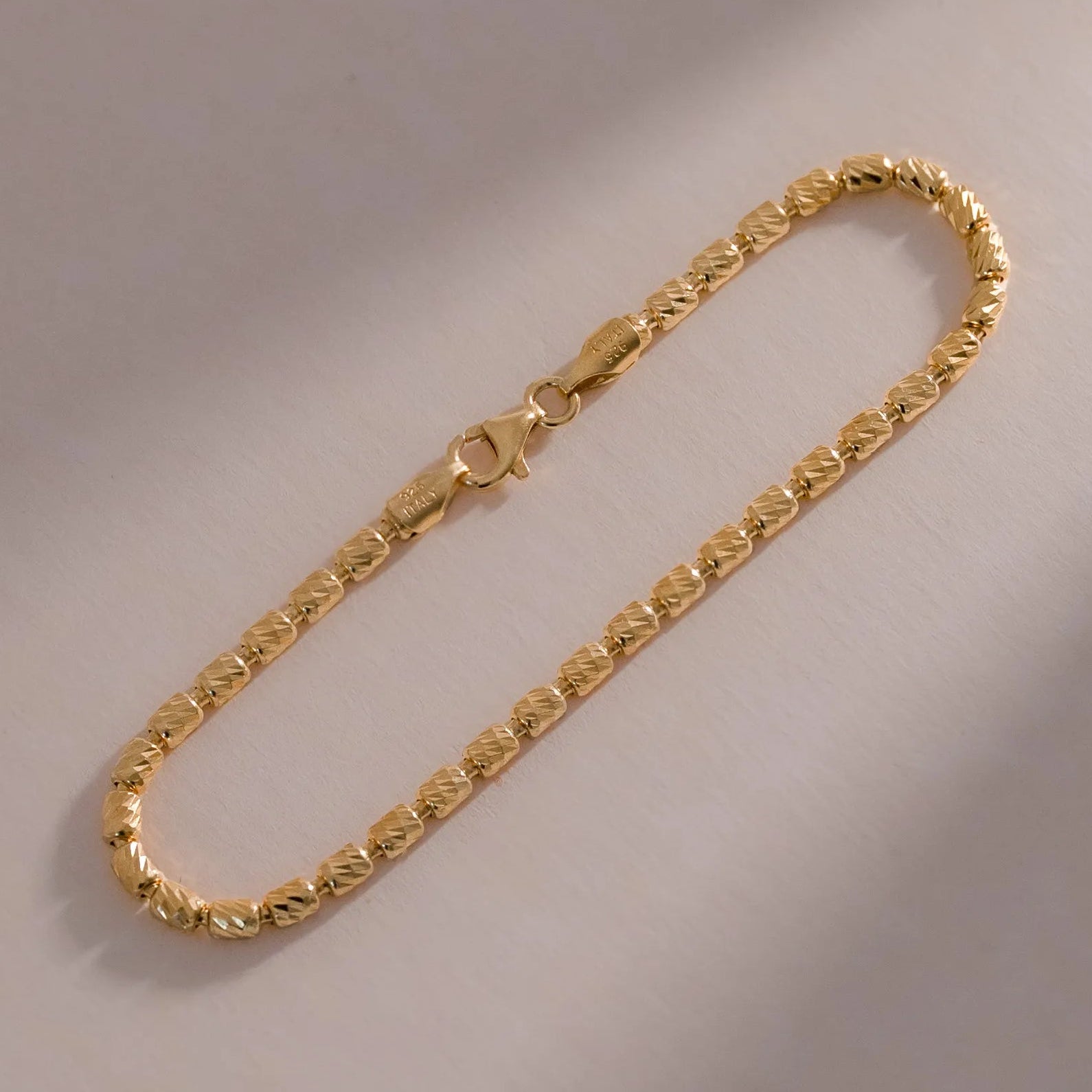 Pulsera Barril italy 3mm 19.5Cm