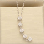 Gargantilla Cascada Crystal 40cm + Extensor