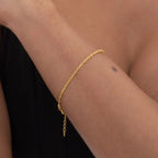Pulsera Singapur 16cm × 1.5mm + Extensor