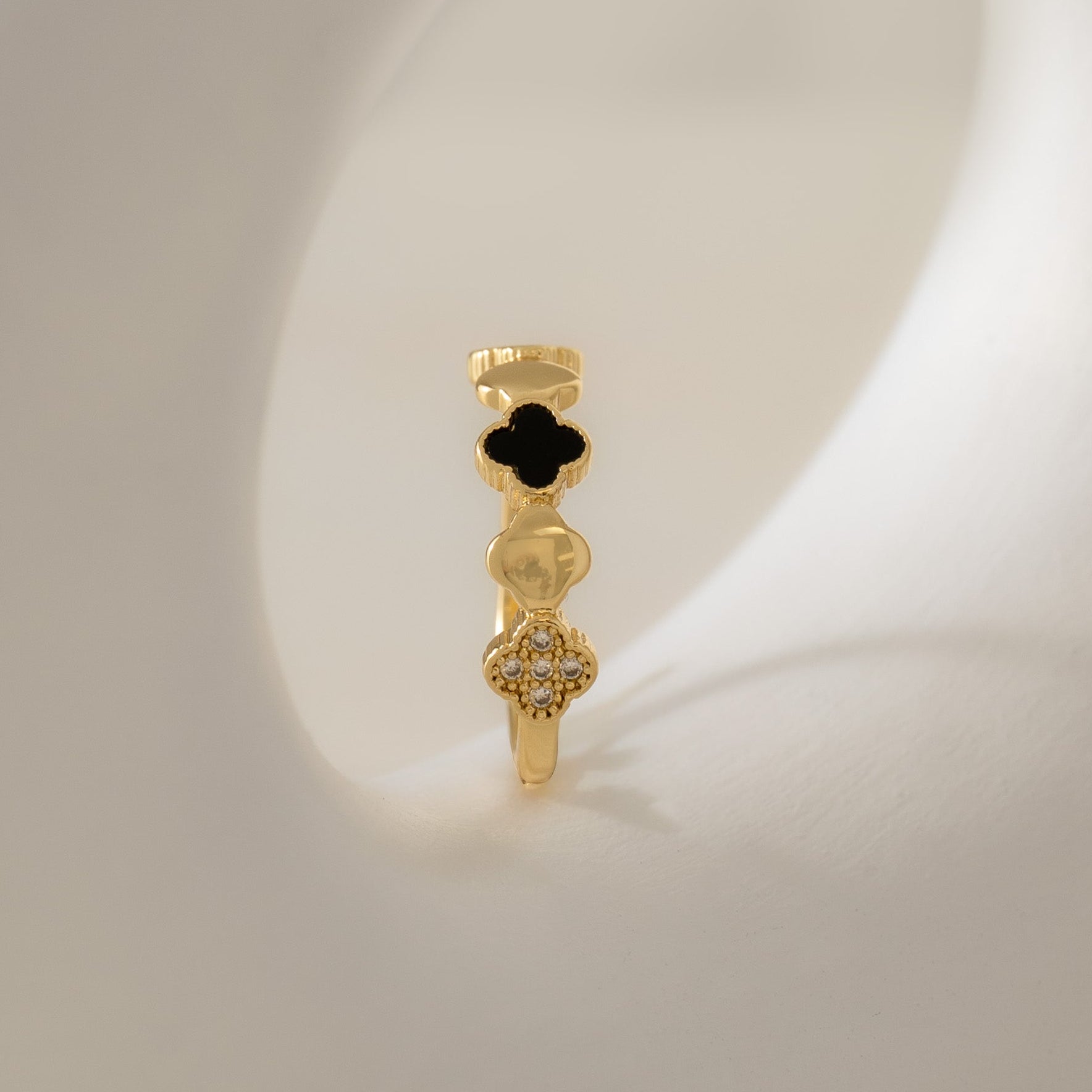 Anillo Duality Clover Ajustable