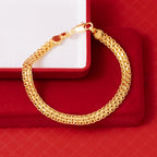 Pulsera Tejido Chino Doble Carril