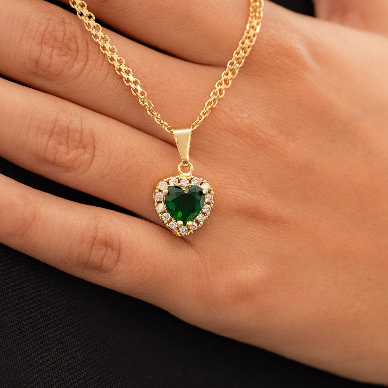 Dije Green Heart