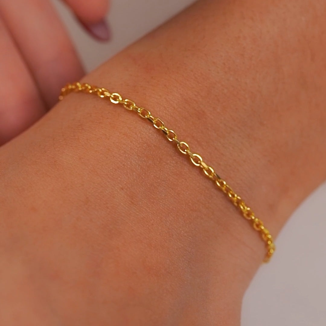 Pulsera Aros IT 2 mm 15.5 Cms + Ext