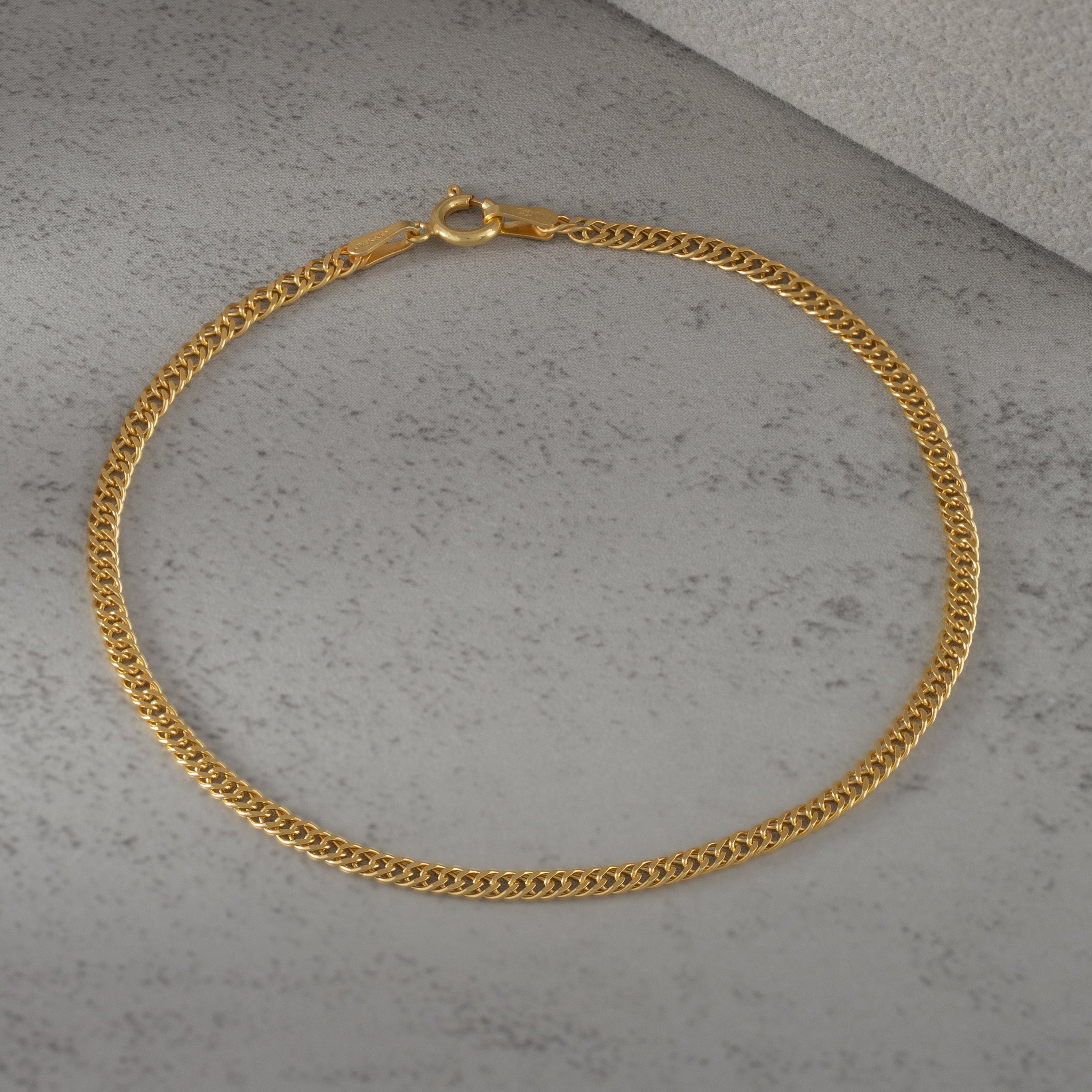 Pulsera Cubana Continua IT 2,3mm 19cm