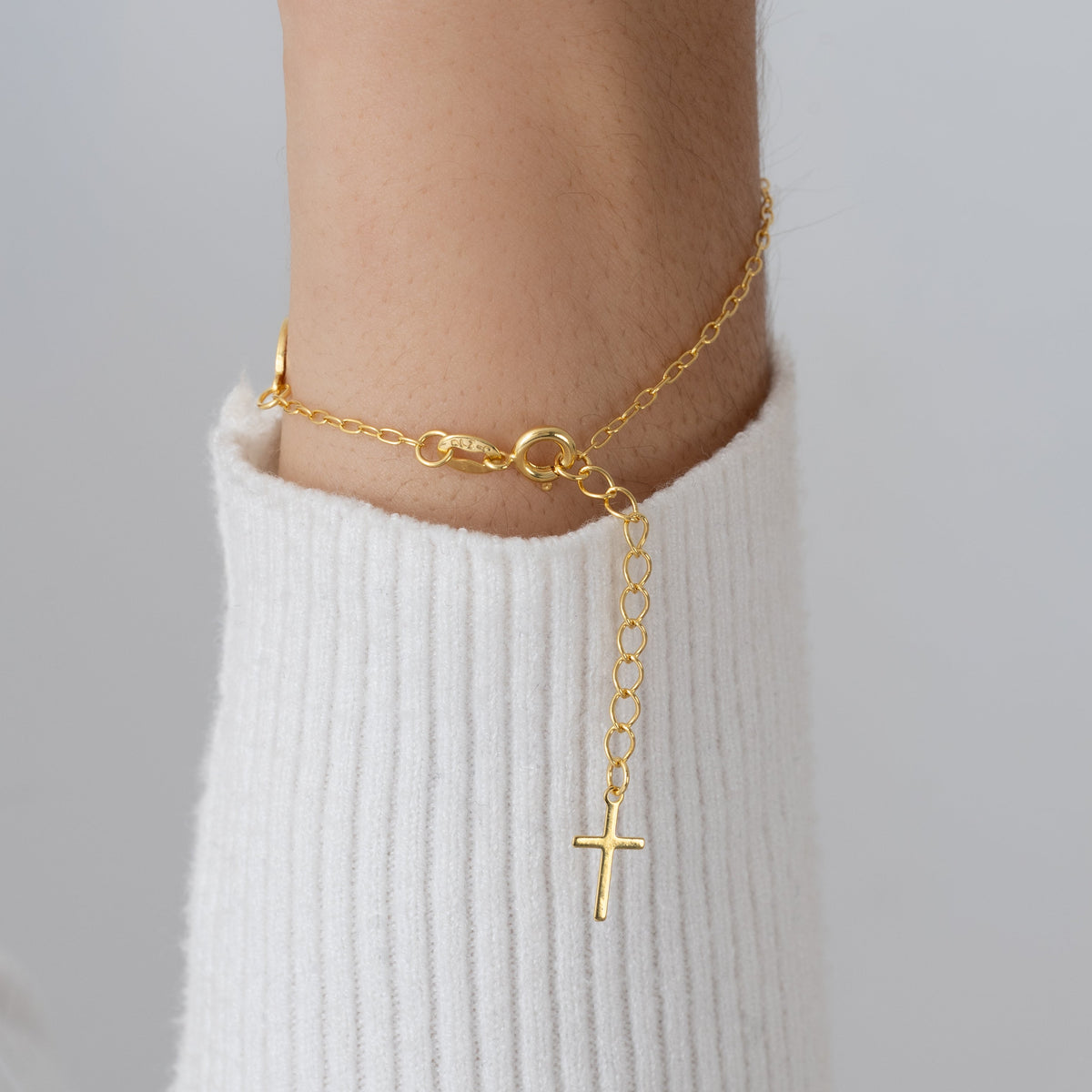 Pulsera Virgen Milagrosa 16.5cm Extensor