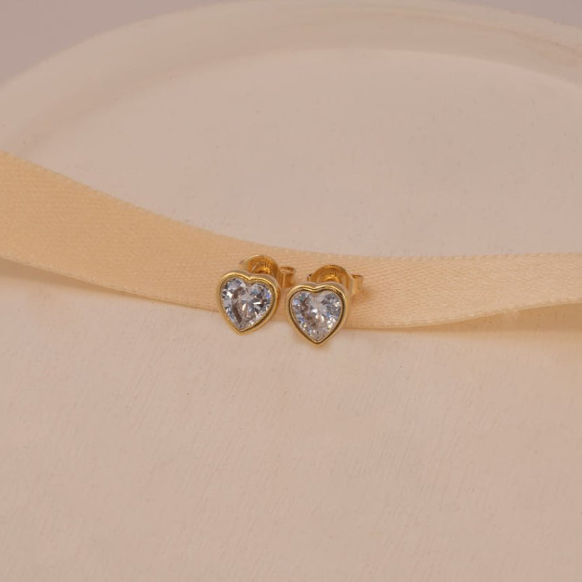 Topo Corazón Circonia