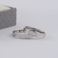 Duo De Anillos De Compromiso Ajustables