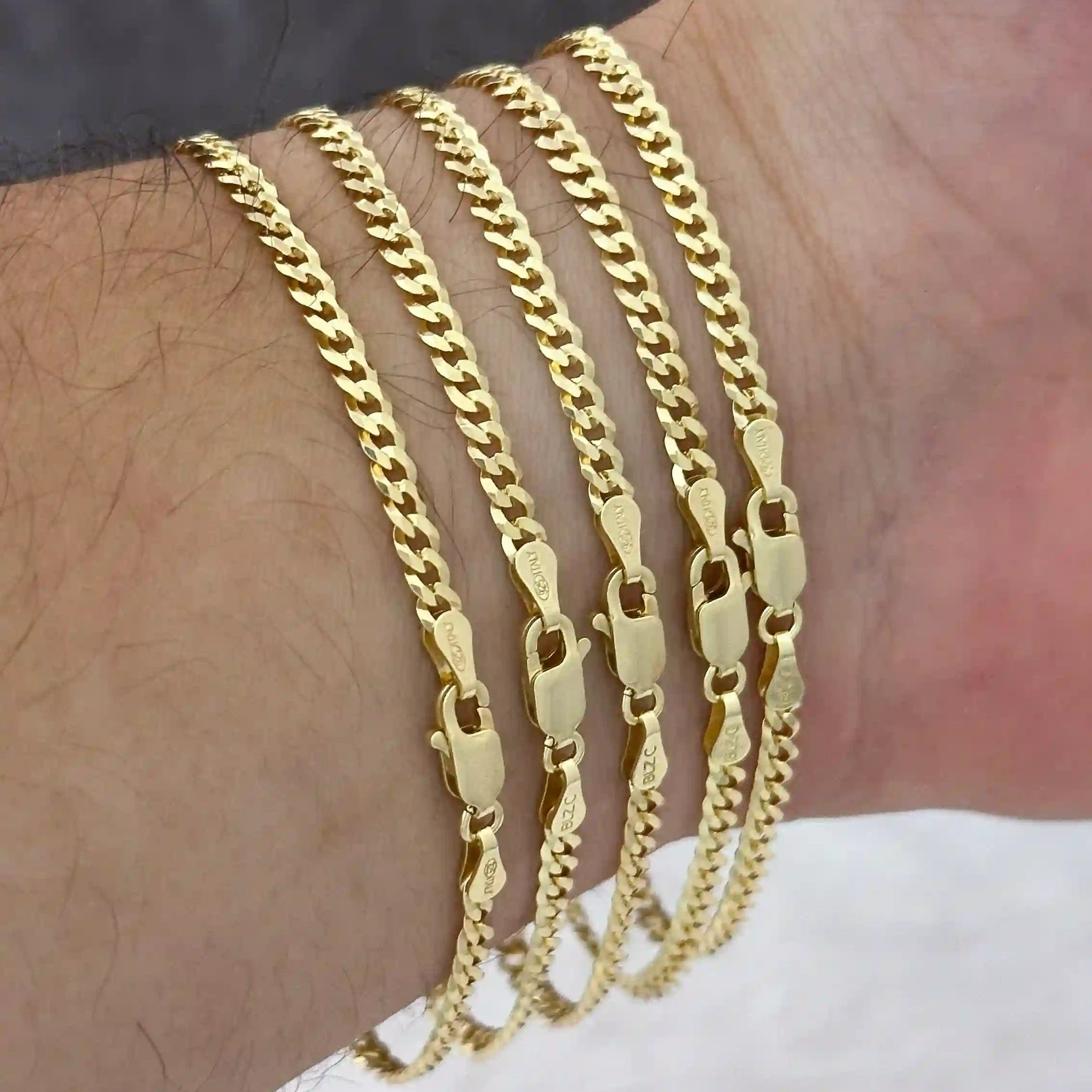 Pulsera Cuban Link IT 3,1mm × 19cm