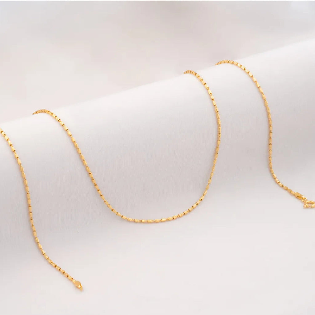Cadena Tube Gold IT 65Cm