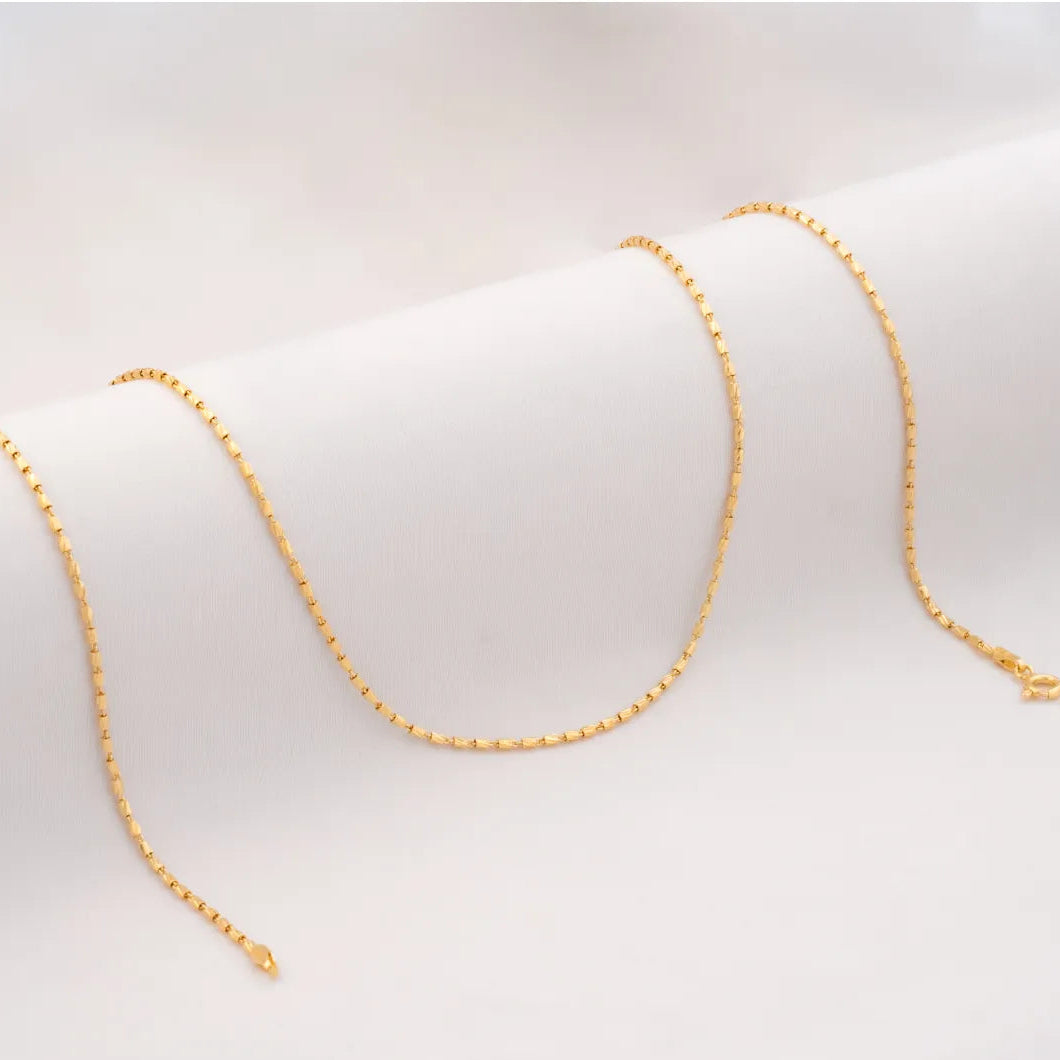 Cadena Tube Gold IT 65Cm