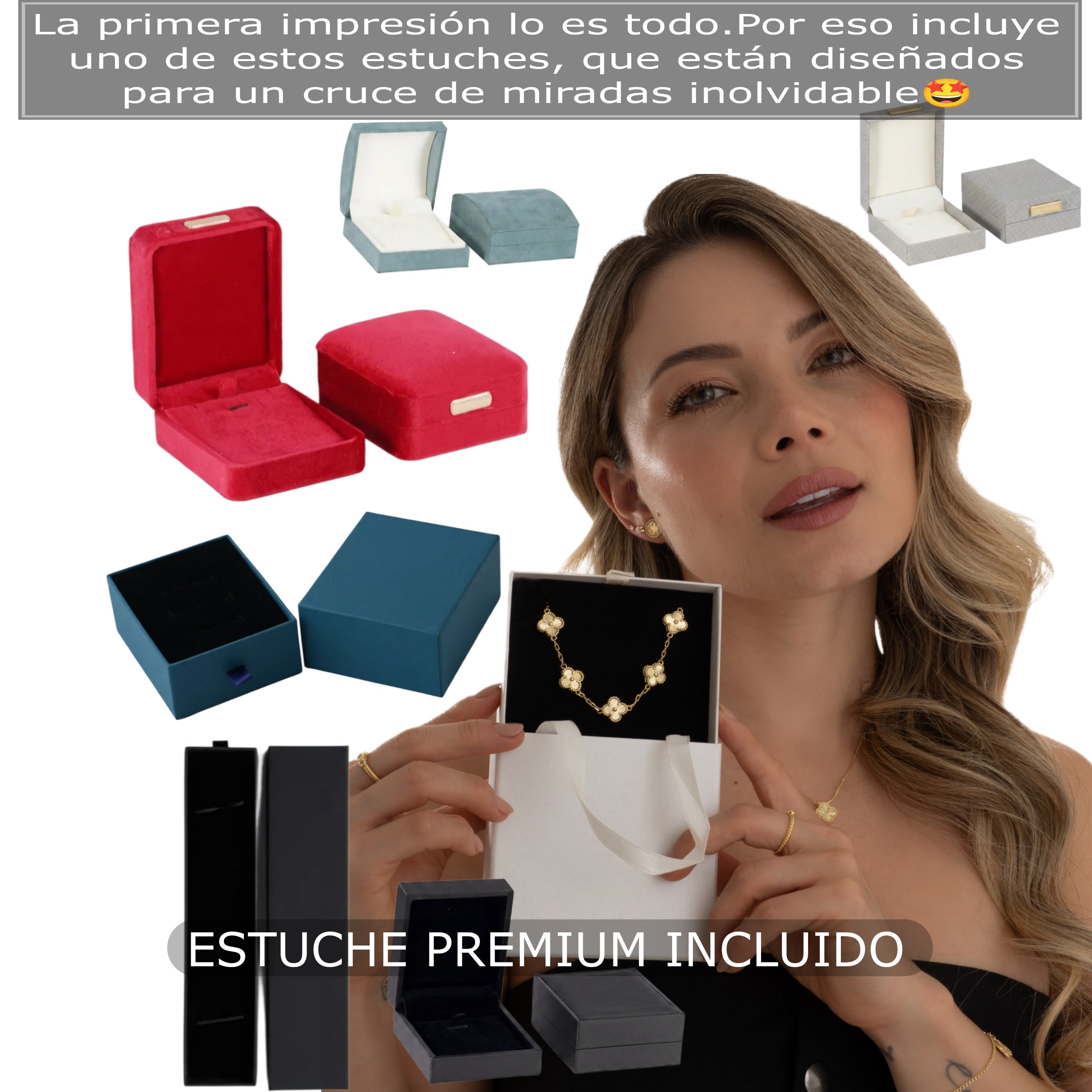 Cadena Destellos 65cm + Dije Cruz Cristo Circonias