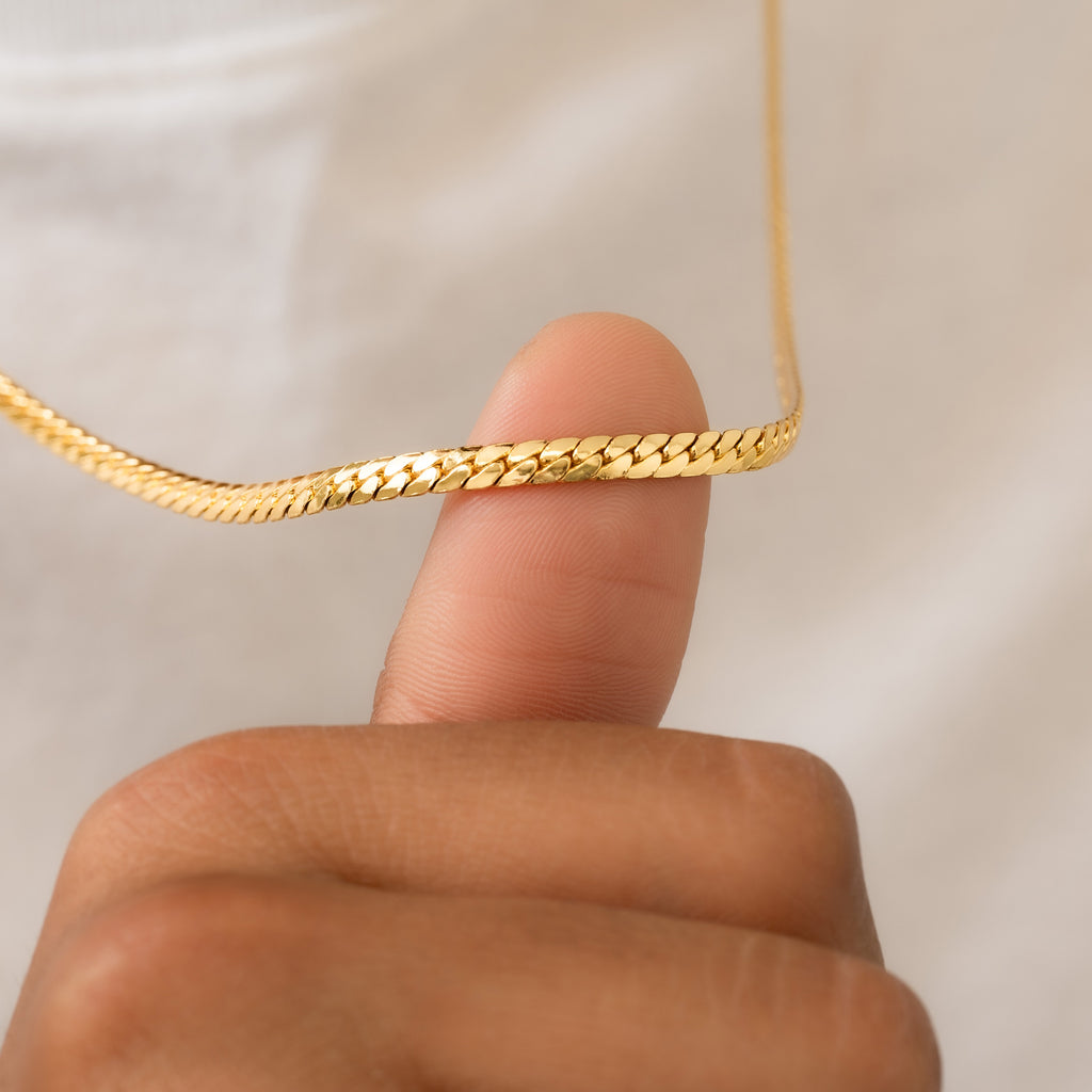 Cadena Serpiente 4mm × 65Cm