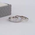 Duo De Anillos De Compromiso Ajustables