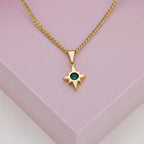 Dije Estrella Circonia Verde